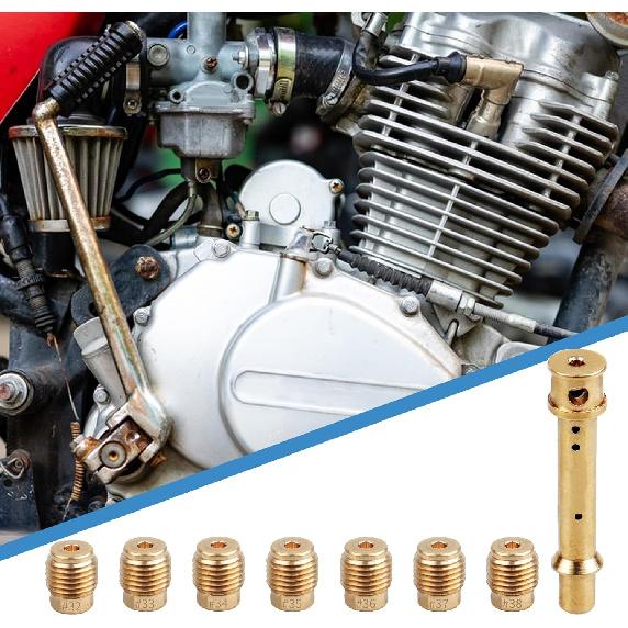 24 Pcs Carburetor Jet Kit for Predator 212 cc Hemi Non-Hemi 032 033 034 035 036 037 038 and 140 E-Tube, Aftermarket Carb Jet Kit Replacement for