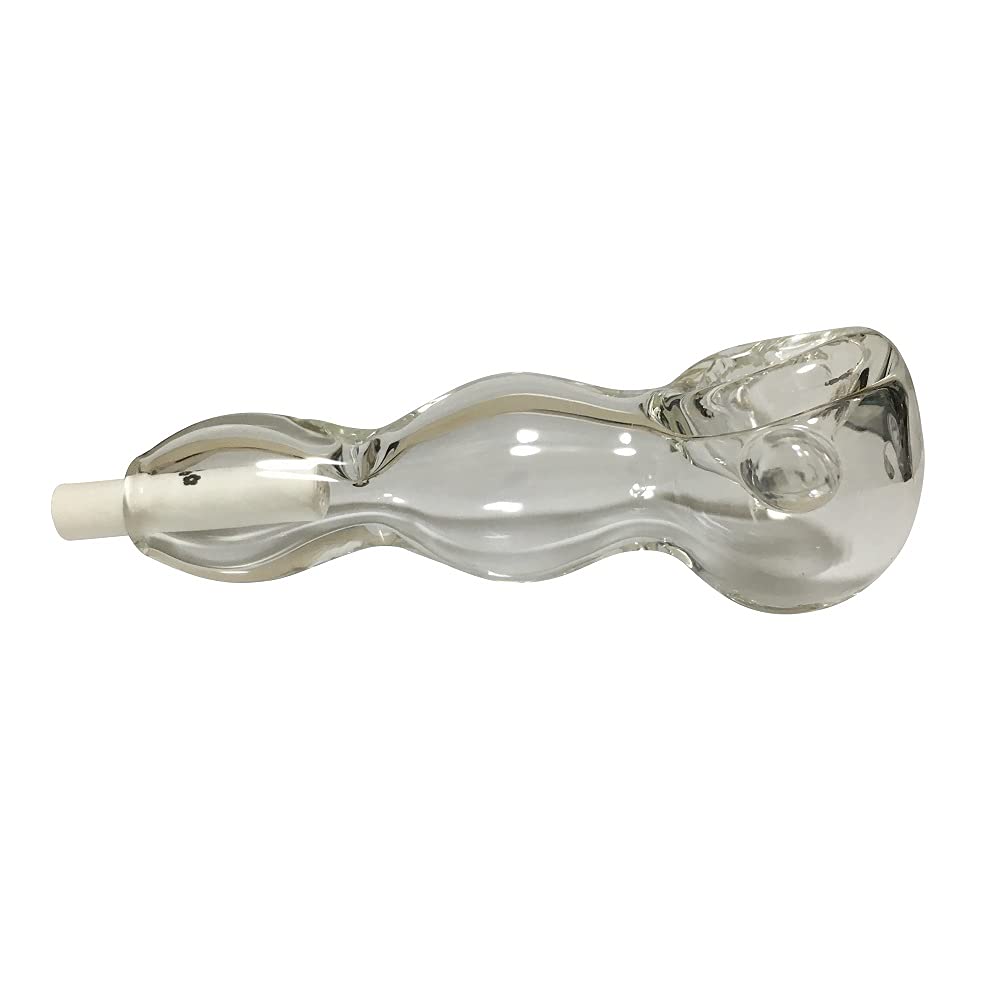 Actiwood Filter Glass Small [ActiTube/Tune Compatible] Heat-Resistant Pipe/Spoon (Long), Clear,