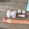 4pcs/set Pink Hairpins Sweet Fabric Bow Children's Hair Clips Hairgrips Girls Bangs Side BB Clip Kids Headwear Hair Accessories
