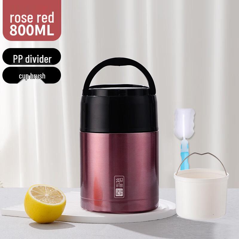 Stainless Steel Insulated Food Jar with Stewing Function 800ml