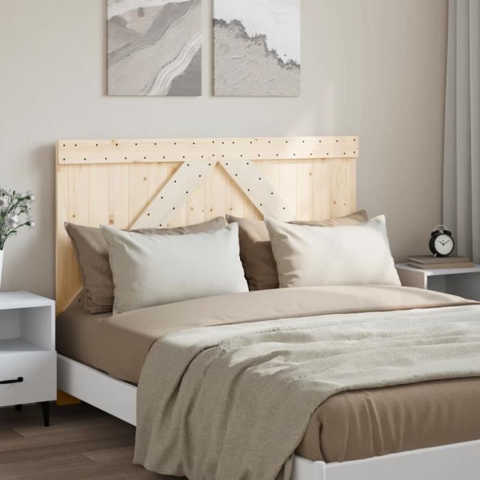 VidaXL Tête de lit 140x104 cm bois massif de pin 358399