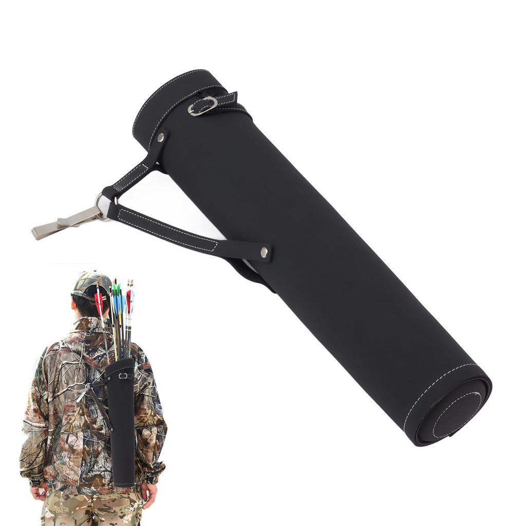 Quiver Holder Holding 20 s Large Capacity Leather Archery Holder with Shoulder Strap