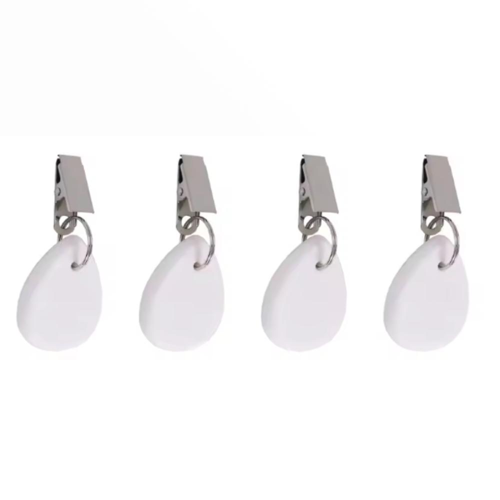 4PCS Windproof Marble Tablecloth Clip Decorative Table Cover Weight Tablecloth Pendant  Curtains