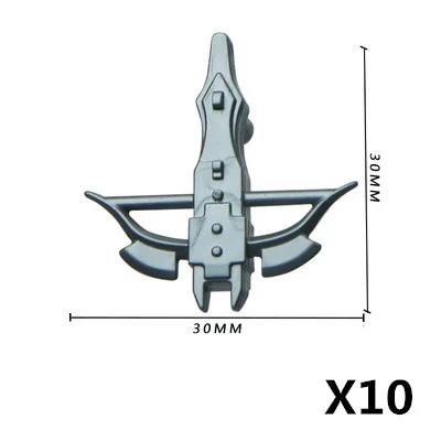 Militär Bausteine Mittelalter Mittelalterlicher Soldat Spartaner Krieger Kreuzritter Ritter Figuren Waffen Schwert Speer Armbrust MOC