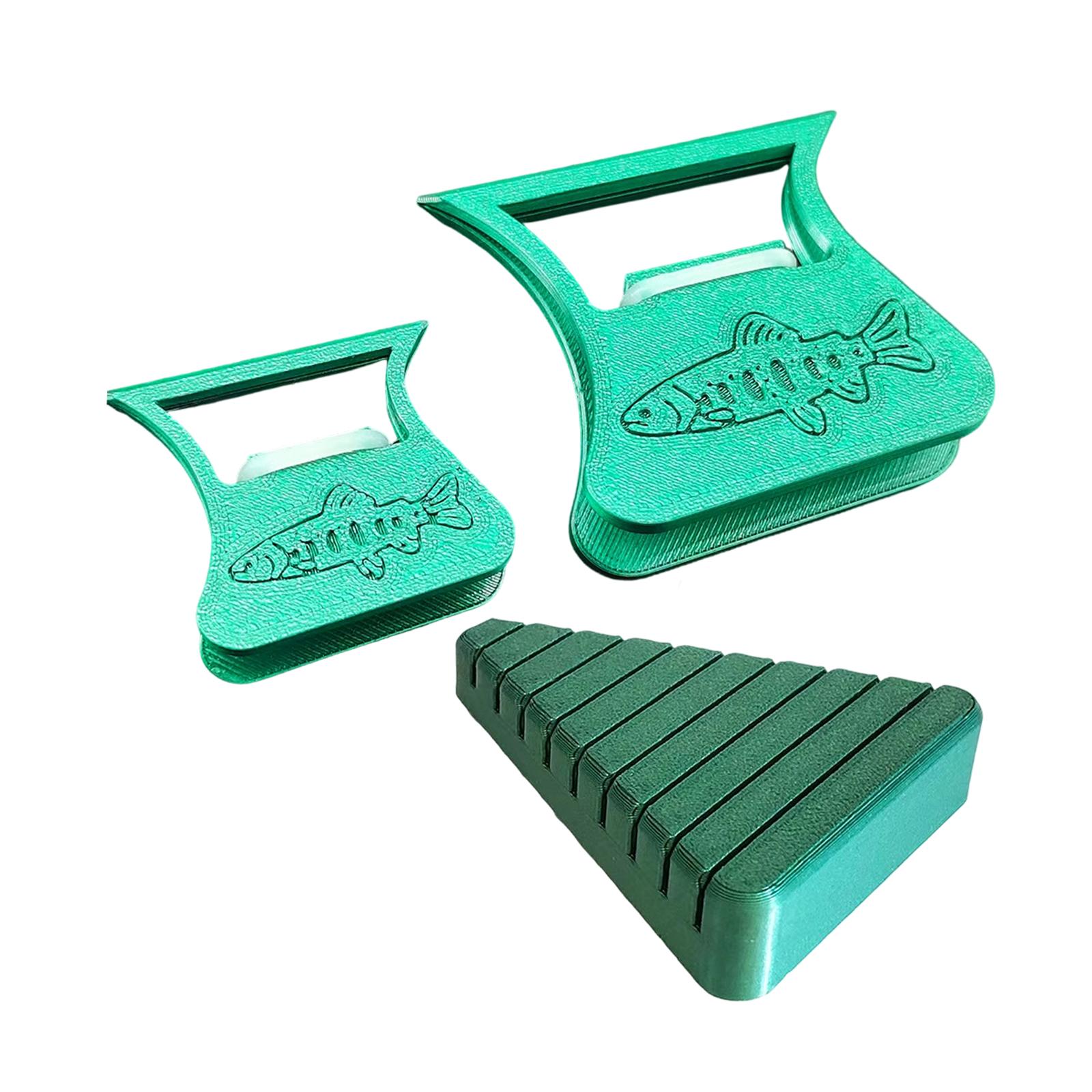 

Fly Tying Hackle Pliers Fly Tying Equipment Lightweight, Angler Gift, Feather Clamps Portable Sturdy Fly Tying Hackle Clamps зелёный