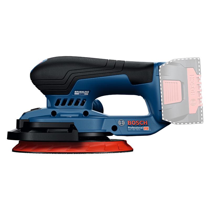Bosch GEX18V-150-3 18V Cordless Brushless Random Orbit Sander (Bare Tool) CN plug (adapter included)