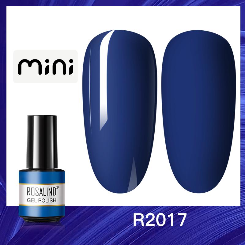 ROSALIND Mini Nail Gel Polish Hybrid Gel Polish UV Gel Manicure Soak Off Nail Art Base Top Coat