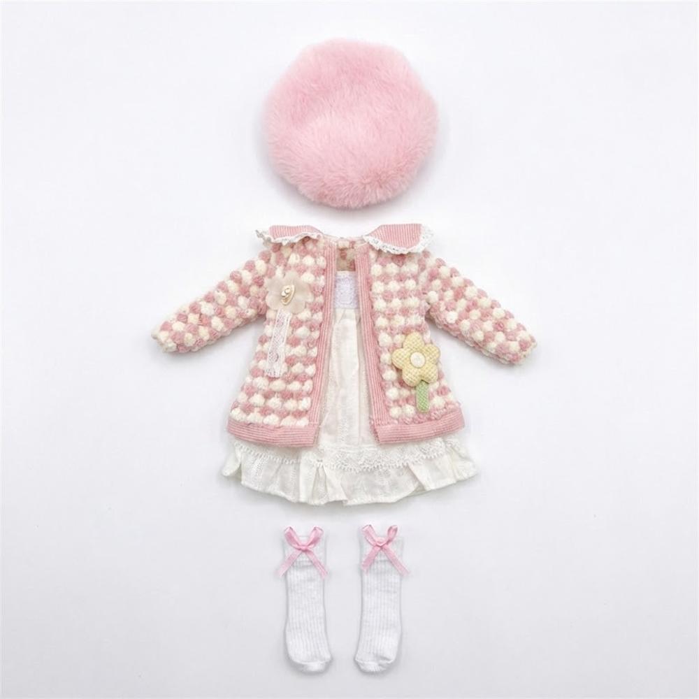 Fashion 1/6 BJD Doll Outfit Set Cute Girl Toy Gift Trendy Doll Dress  (No Dolls and Shoes)