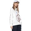 Li Ning X Disney Collaboration Série Mode Sport Imprimé Cartoon Molleton Col Rond Pull-Over Manches Longues Sweat-shirt Femme sweat-shirt Blanc AWDRD62-1