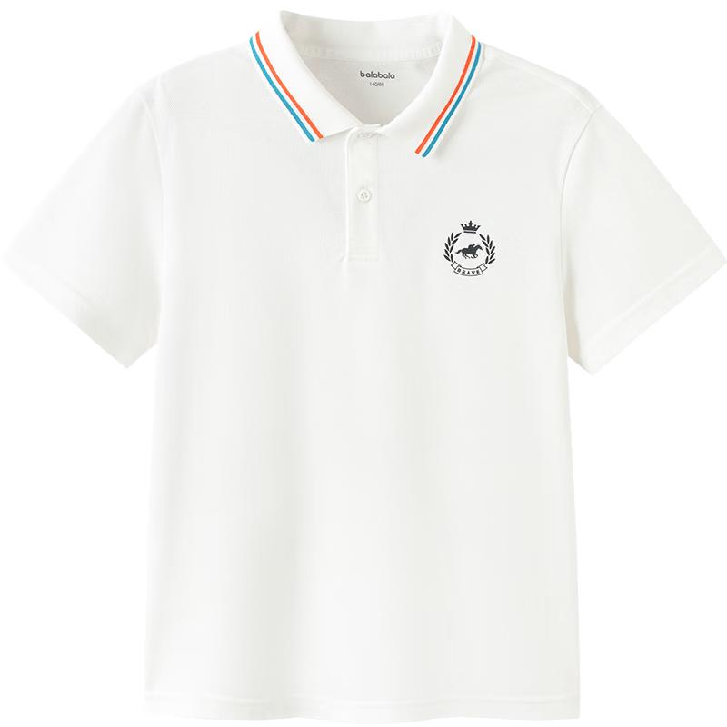 Balabala Boys' Cooling & Breathable Polo T-Shirt
