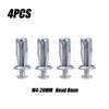 4PCS M4 M5 M6 M8 Petal Rivet Lock Nuts with Screw Fixed License Plate for Car Vehicle Screw Iron Skin Metal Screw Jack Nuts
