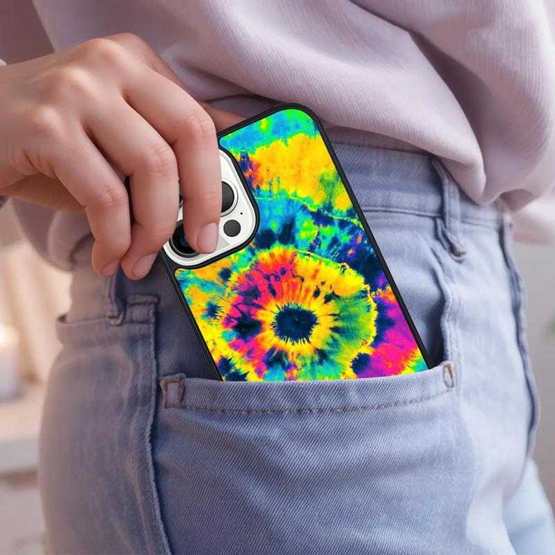 Abstrakte Tie-Dye-Handyhülle für iPhone 17 Air 15 16e 14 13 Pro Max Coque 12 11 Pro Max PLUS Hülle