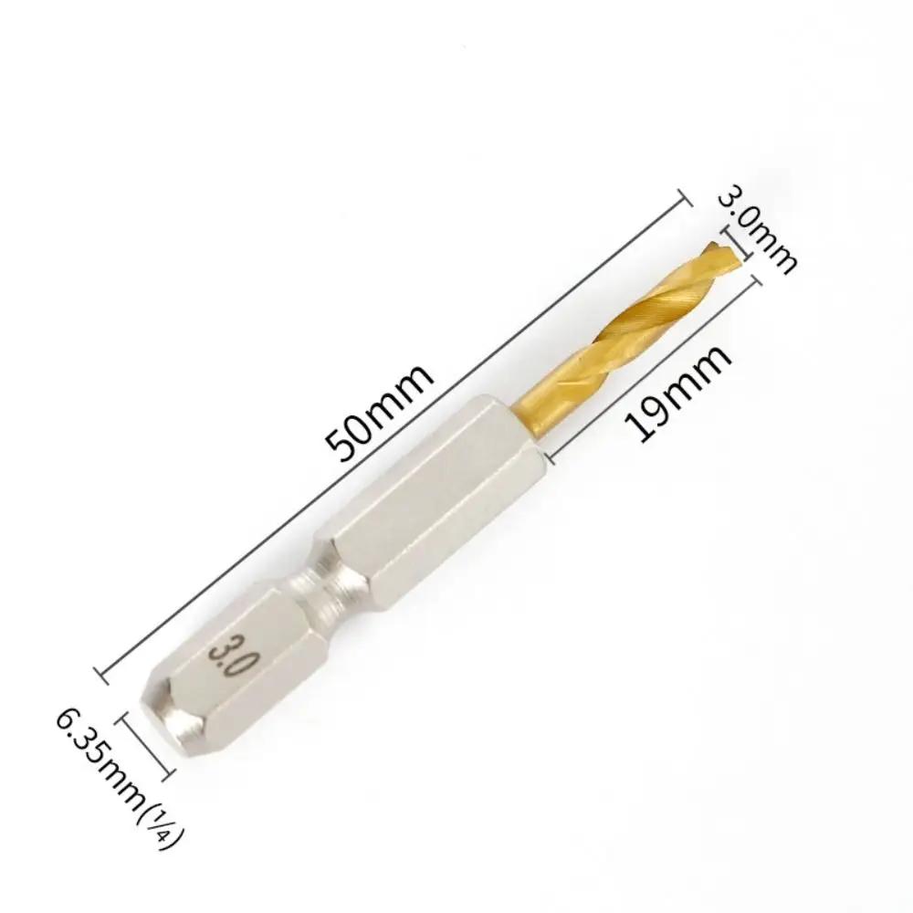 Durable 2-11MM Twist Drill Bit Hex Shank Ultra-short Hole Opener Stainless Steel Special Drill Wood Metal