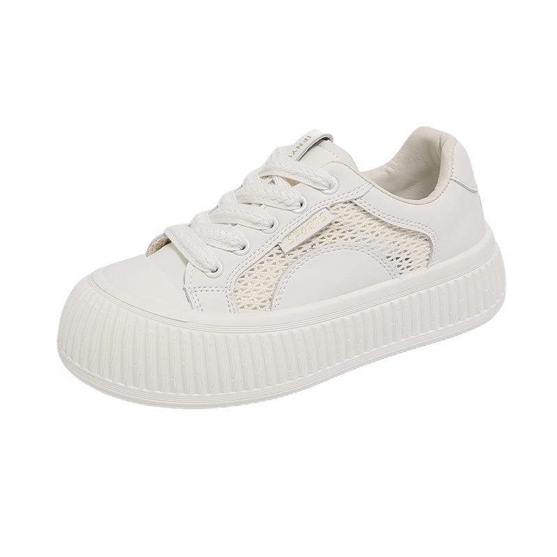 Spring New Breathable Little White Shoes Female Students Thick-soled Versatile Casual Sports Shoes