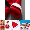 Ultra Soft Boys And Girls Santa Claus Christmas Dress Set Outfit For Kids