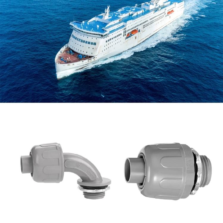 Industrial PVC Conduit Connectors Weatherproof Liquid Tight Designs Conduit Adapters set for Outdoor Electrical Conduits