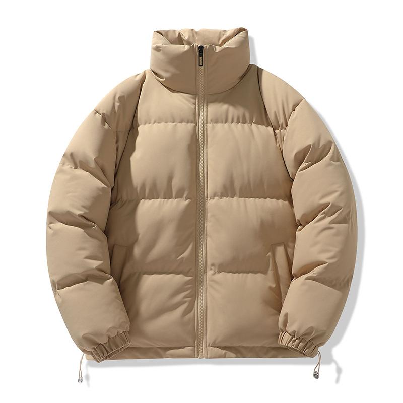 Giacca Invernale Ampia con Collo Alto Cappotto Casual Caldo Imbottito di Cotone