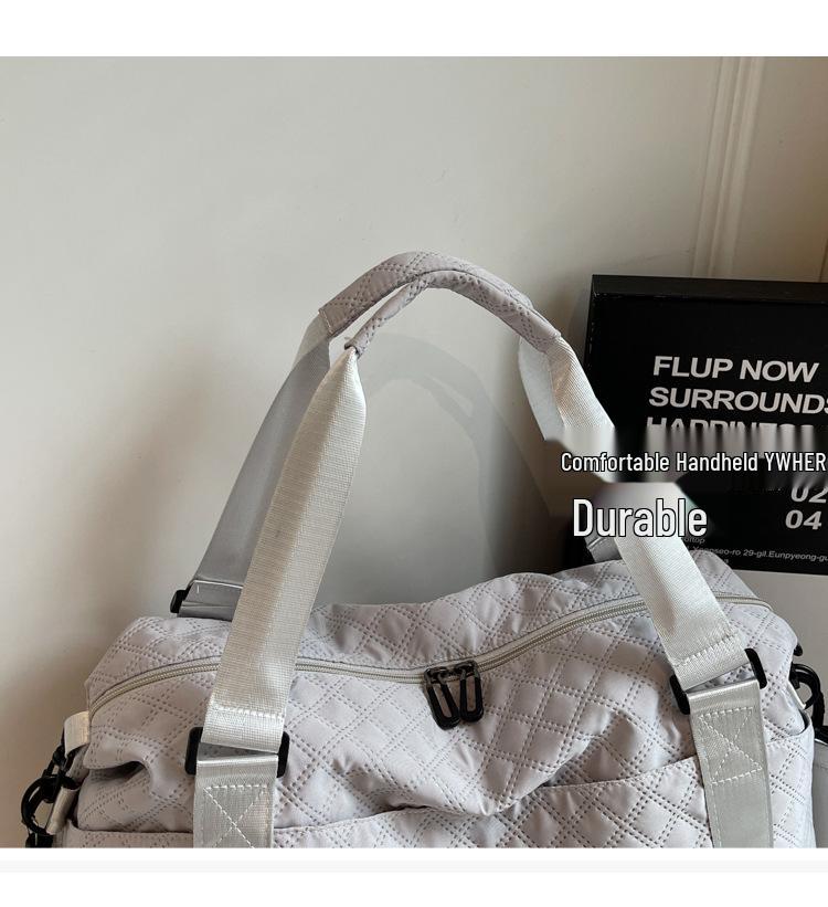 Multi-purpose Travel & Gym Tote: Wet/Dry Separation, Large Capacity, Yoga/Sports/Maternity Carry-on with Single Shoulder Strap