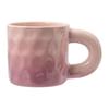 Ceramic Thick Handle Mug Round Large-Capacity Drinking Cup Household Daily Milk Oat Cup High Value Couple Cup