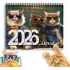 2026 Cat Calendar 2026 Cat Themed Calendar Monthly Holiday Planning Reminder Tool Suitable for Bedrooms and Studies
