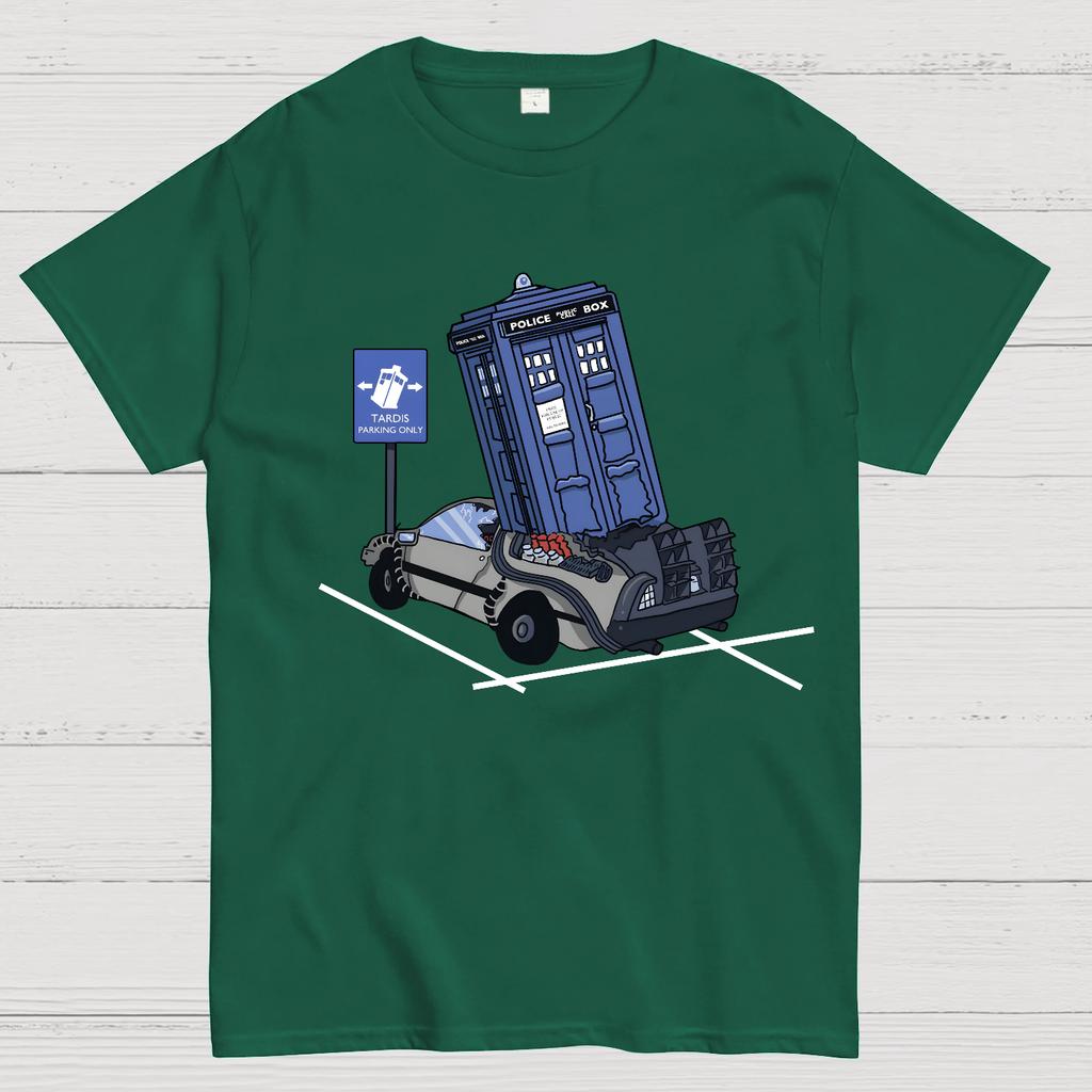 Doctor Who Tardis Parking Only Cotton Summer Casual Cool Loose T-Shirt