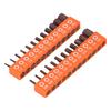 24 Pcs Hex Head Drill Bit Set 1/4 Inch Hex Shank S2 Alloy Steel Metric and SAE Hex Bit Set for Indus