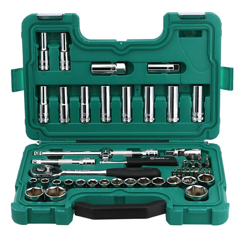 SATA 60-Piece Socket Set 12.5mm Drive