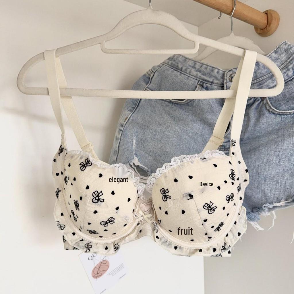 Japanese Plus Size Sweet Lace Lingerie: Minimizes, Lifts, and Prevents Sagging for Large Busts