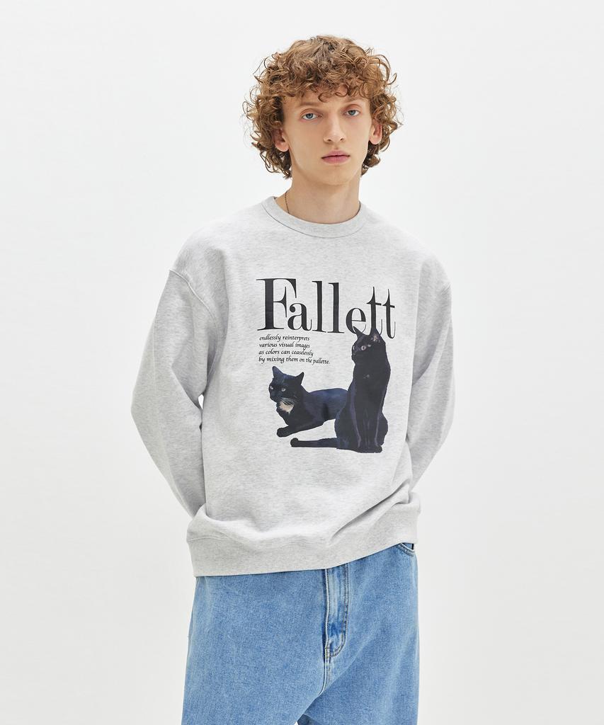 FALLETT Deuce Nero Sweatshirt Light Gray