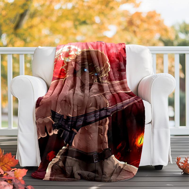 1pc Game Zelda Theme Blanket - Digital Print, Polyester, Cozy for All Seasons, Perfect for Outdoor, and Travel
