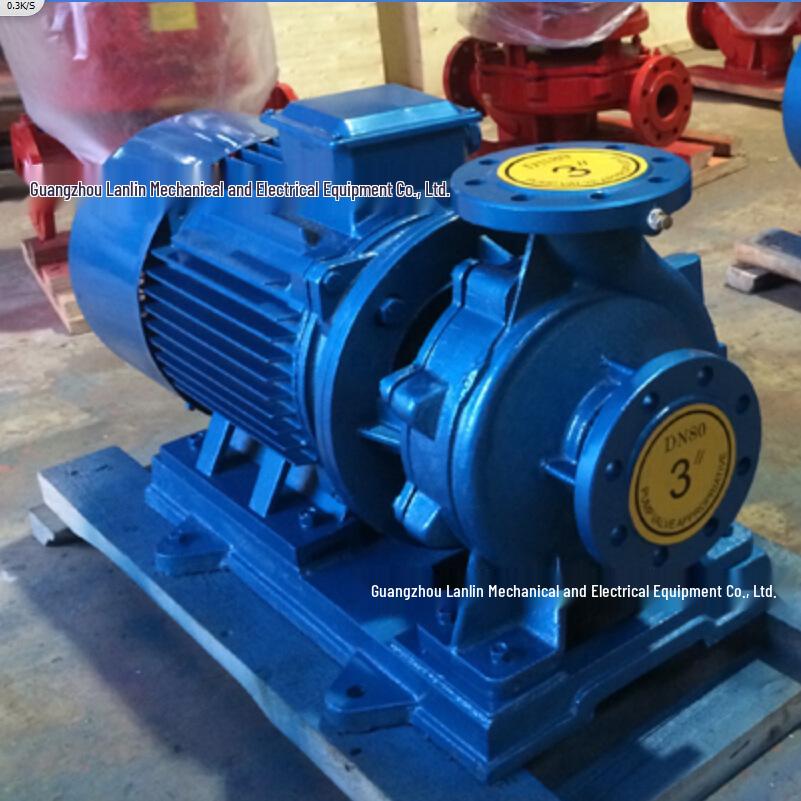 Horizontal Hot Water Pipeline Pump ISWR80-160: Single-Stage Suction Centrifugal Pump