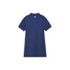 MLB Boston Red Sox Logo Embroidered Slim Fit Polo Dress Women dresses Blue 3FOPH0133-43NYS