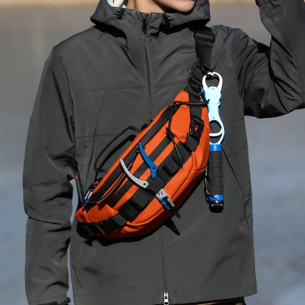 Waterproof Fishing Tackle Bags Multi Layer Fishing Waist Bag Fishing Lure Bag Men Women