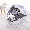 Kuromi Automatic Folding Umbrella Simple 8 Rib Design, Bright Cartoon Pattern, Durable Iron Frame, Suitable For Travel, Outdoor, Beach Cute