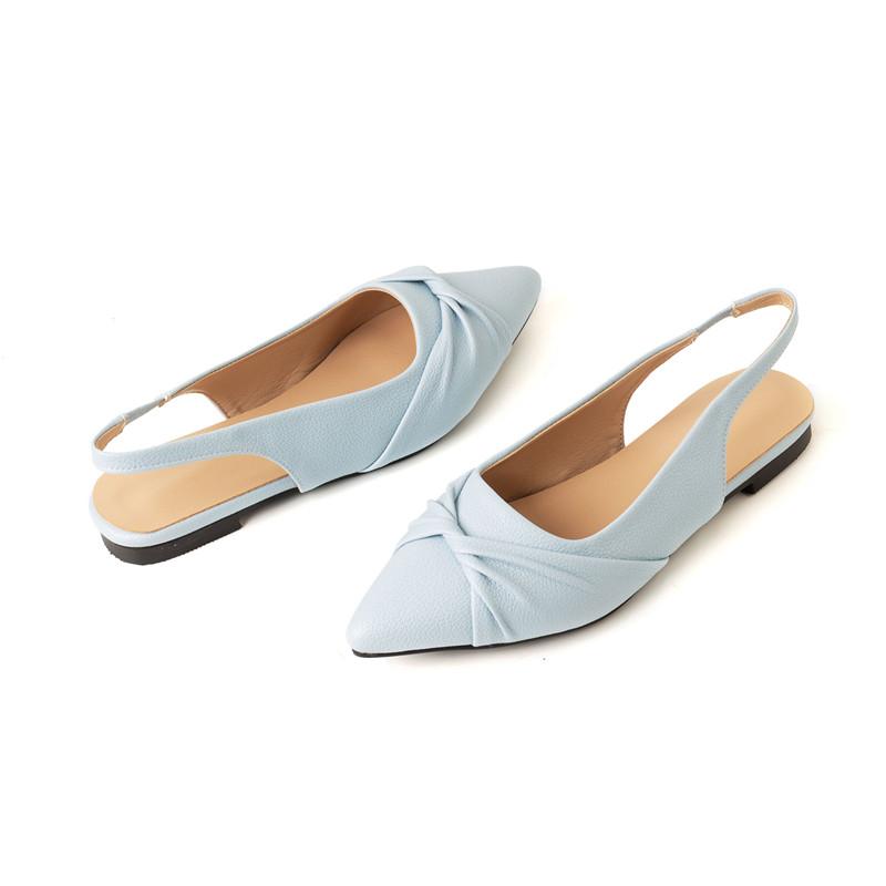 Women's Flat-soled Sandals Summer New Comfortable Versatile Pointed Large-size Sandals