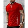 Men's 100 Cotton Summer Loose Contrast Color Alphabet Los Angelest Print Slim Fit Casual Sports Round Neck Short Sleeved T-shirt