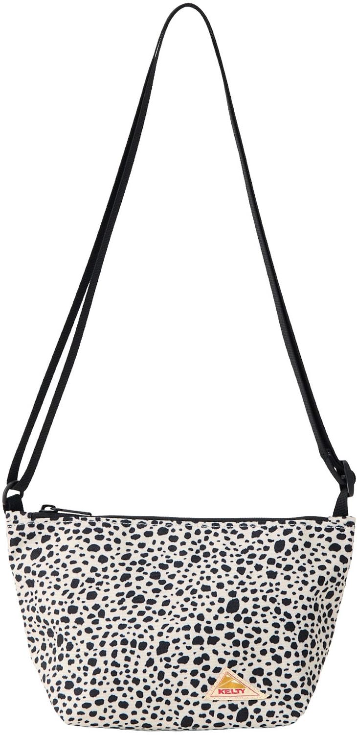 KELTY Outdoor Shoulder Bag ES MINI USUAL POUCH 13cm x 23cm x 9cm Beige Dalmatian 3259271326
