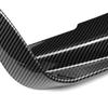 Black/Carbon Front Bumper Fog Lamps Frame Splitters Trim Up Canards Fins Fog Light Shells For BMW F30 F31 M Sport 2012-