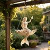 Elegant Ballet Dancer Hanging Planter Vintage Girl Hanging Plant Basket  Apartment Decor