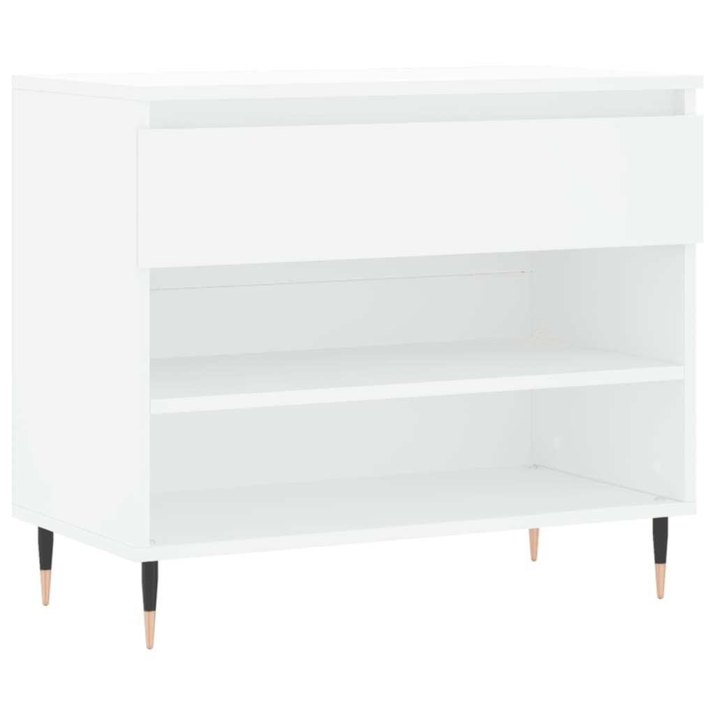 Vidaxl Półka Na Buty, Biała, 70X36X60 Cm, Materiał Drewnopochodny
