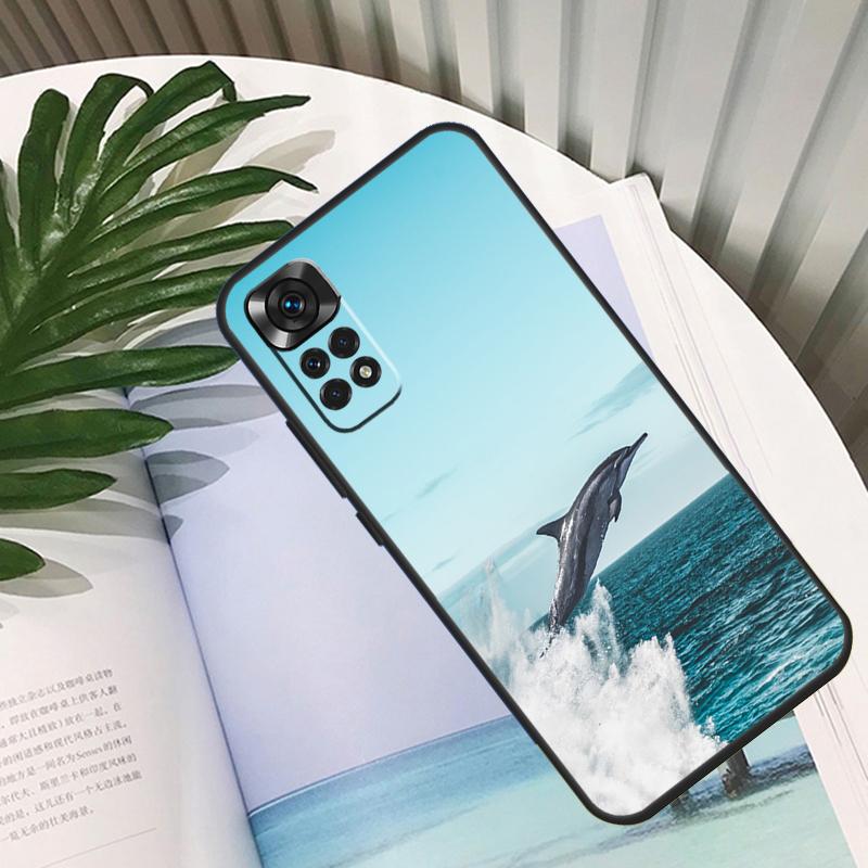 Ocean Dolphin Funda For Xiaomi Redmi Note 14 13 10 11 12 15 Pro Plus Case For Redmi 15 13C 12C 10C 14C 15C