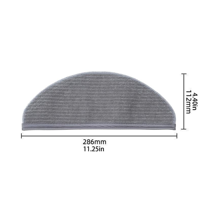 10 PCS Mop Cloths Sweeping Robot Mop Cloth Sweeping Robot Replacement Cloths Fiber Mopping Pads Set for RoboVac X8