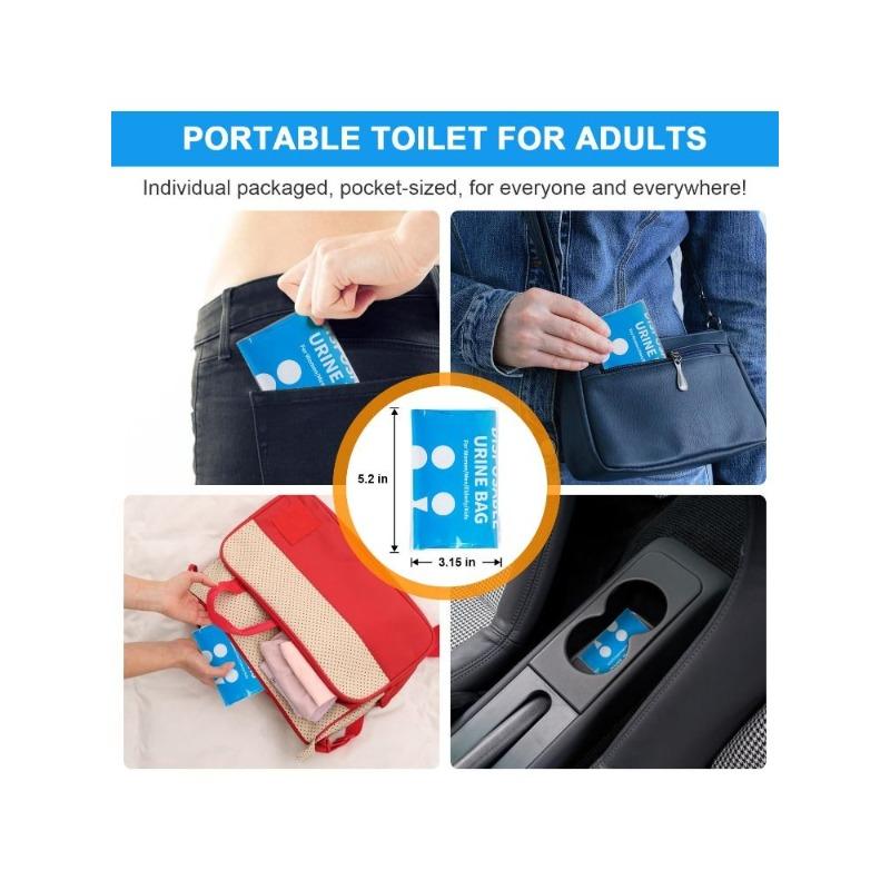 Automotive Travel Urinal Toilet with Absorbent, Volume 900cc