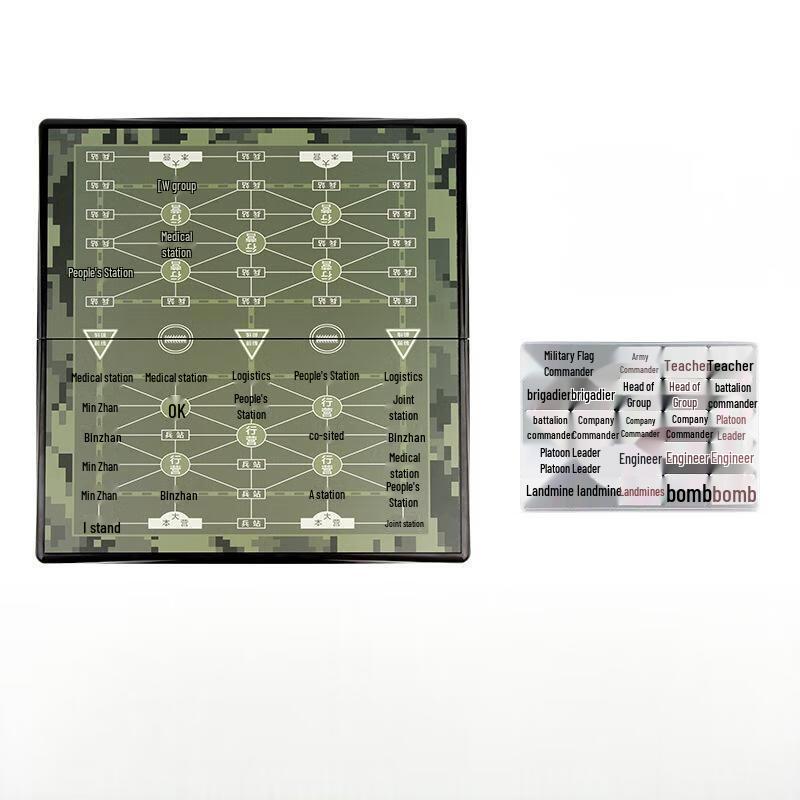 Brangdy Magnetic Army Chess Set