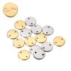 20/50/100pcs Stainless Steel Customize Logo Tags Charms Connectors for DIY Jewelry Making Personalized Name Logo Jewelry Tags