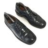 West Germany 70s-80s? Vintage obermain Leather Plain Toe 8 / 26.5cm / Black Business Dress Shoes(USED)