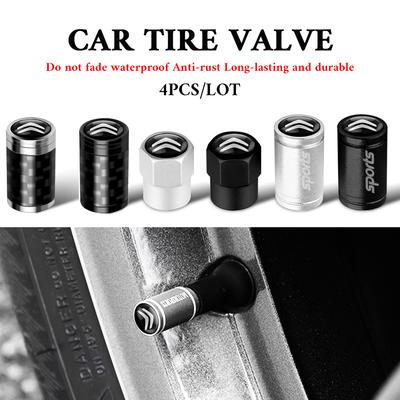 4pcs Metal Alloy Car Tire Caps For Cars Motorcycles Bicycle Cover Dustproof Accessories For C3 C4 C1 C2 Picasso Celysee