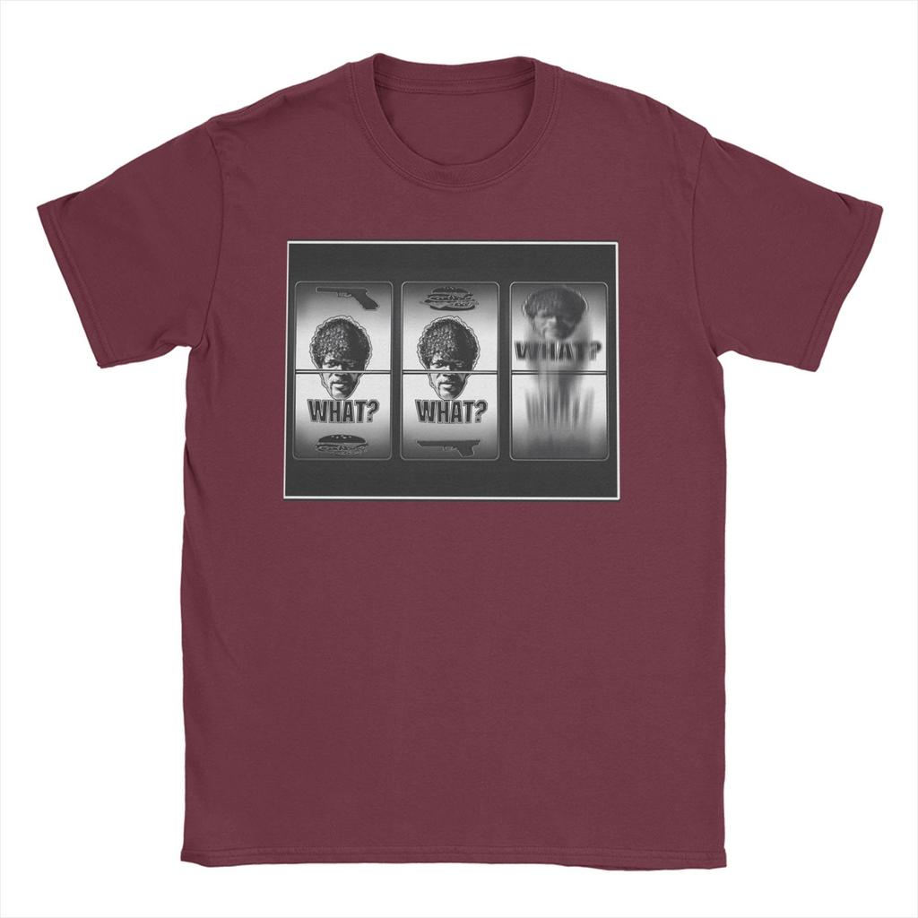Pulps Fictions Say What T-Shirt für Unisex Baumwolle Vintage T-Shirt Rundhals T-Shirt Kurzarm Kleidung XL XL XL