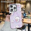 Phone Case: 2D Flat Design Suitable for iPhone 18, 17, 16, 15, 14, 13 Pro Film Protection Case, Couple Style, Bubble White Cat, Christmas and Hallowee