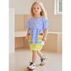 Girls' Short-Sleeved T-Shirt and Shorts Two-Piece Set Baby Pure Cotton Summer Suit Kidsren's Pineapple Beach Wear Home Wear 8